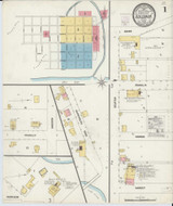 Golconda Illinois 1902 - Fire Insurance Index - Old Map Reprint
