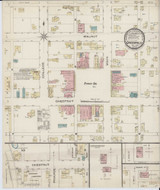 Greenfield Illinois 1885 - Fire Insurance Index - Old Map Reprint