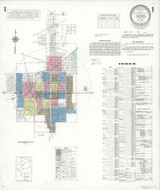 Herrin Illinois 1941 - Fire Insurance Index - Old Map Reprint