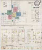 Hoopeston Illinois 1895 - Fire Insurance Index - Old Map Reprint
