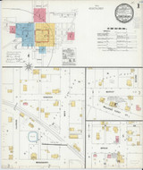 Jonesboro Illinois 1900 - Fire Insurance Index - Old Map Reprint