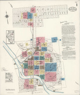 Kankakee Illinois 1925 - Fire Insurance Index - Old Map Reprint