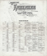 Kankakee Illinois 1930 - Fire Insurance Index - Old Map Reprint