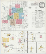 Kewanee Illinois 1899 - Fire Insurance Index - Old Map Reprint