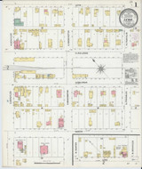 Lena Illinois 1904 - Fire Insurance Index - Old Map Reprint
