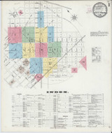 Lincoln Illinois 1896 - Fire Insurance Index - Old Map Reprint