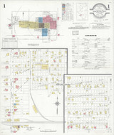 Mascoutah Illinois 1933 - Fire Insurance Index - Old Map Reprint