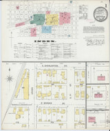 Mattoon Illinois 1892 - Fire Insurance Index - Old Map Reprint