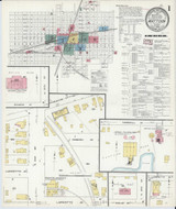Mattoon Illinois 1909 - Fire Insurance Index - Old Map Reprint