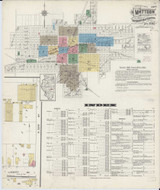Mattoon Illinois 1915 - Fire Insurance Index - Old Map Reprint