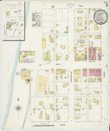 Meredosia Illinois 1898 - Fire Insurance Index - Old Map Reprint