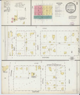 Milford Illinois 1893 - Fire Insurance Index - Old Map Reprint
