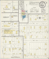 Minier Illinois 1913 - Fire Insurance Index - Old Map Reprint