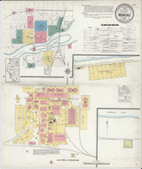 Momence Illinois 1913 - Fire Insurance Index - Old Map Reprint
