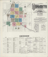Monmouth Illinois 1913 - Fire Insurance Index - Old Map Reprint
