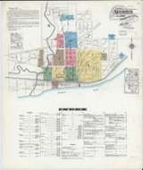 Morris Illinois 1916 - Fire Insurance Index - Old Map Reprint