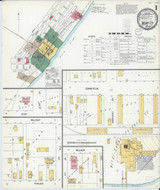 Mound City Illinois 1900 - Fire Insurance Index - Old Map Reprint