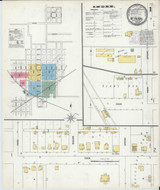 Mount Pulaski Illinois 1900 - Fire Insurance Index - Old Map Reprint