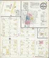 Moweaqua Illinois 1914 - Fire Insurance Index - Old Map Reprint