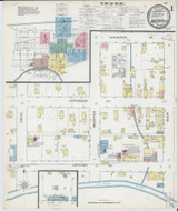 Naperville Illinois 1892 - Fire Insurance Index - Old Map Reprint