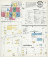 Naperville Illinois 1909 - Fire Insurance Index - Old Map Reprint