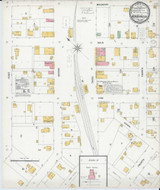 New Burnside Illinois 1900 - Fire Insurance Index - Old Map Reprint