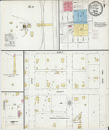 Odin Illinois 1899 - Fire Insurance Index - Old Map Reprint