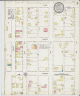 O'Fallon Illinois 1893 - Fire Insurance Index - Old Map Reprint
