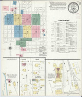 Olney Illinois 1910 - Fire Insurance Index - Old Map Reprint