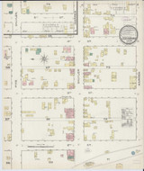 Oquawka Illinois 1886 - Fire Insurance Index - Old Map Reprint