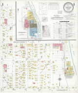 Oregon Illinois 1933 - Fire Insurance Index - Old Map Reprint