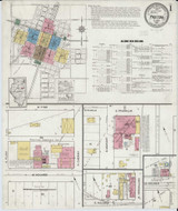 Paxton Illinois 1921 - Fire Insurance Index - Old Map Reprint