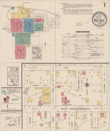 Red Bud Illinois 1921 - Fire Insurance Index - Old Map Reprint