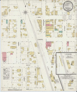 Ridgway Illinois 1900 - Fire Insurance Index - Old Map Reprint
