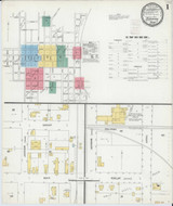 Robinson Illinois 1899 - Fire Insurance Index - Old Map Reprint