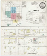 Rochelle Illinois 1893 - Fire Insurance Index - Old Map Reprint