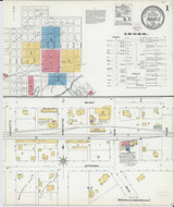 Rochelle Illinois 1904 - Fire Insurance Index - Old Map Reprint