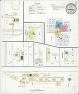 Sandoval Illinois 1912 - Fire Insurance Index - Old Map Reprint