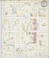 Saybrook Illinois 1893 - Fire Insurance Index - Old Map Reprint