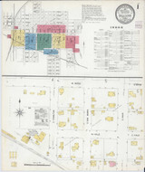 Sullivan Illinois 1907 - Fire Insurance Index - Old Map Reprint
