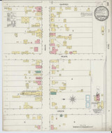 Teutopolis Illinois 1893 - Fire Insurance Index - Old Map Reprint
