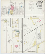 Tolono Illinois 1893 - Fire Insurance Index - Old Map Reprint