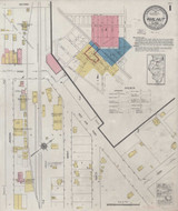 Walnut Illinois 1921 - Fire Insurance Index - Old Map Reprint