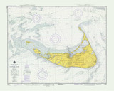 Nantucket Island 1975 Old Map Nautical Chart AC Harbors 2 265 - Massachusetts