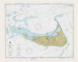Nantucket Island 1984 Old Map Nautical Chart AC Harbors 2 265 - Massachusetts