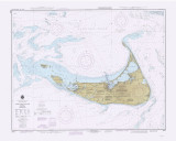 Nantucket Island 1992 Old Map Nautical Chart AC Harbors 2 265 - Massachusetts