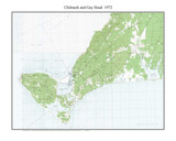 Chilmark and Gay Head 1972 - Custom USGS Old Topo Map - Massachusetts