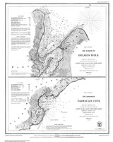 Vineyard Haven and Tarpaulin Cove 1847 Old Map Nautical Chart AC Harbors 2 347 - Massachusetts