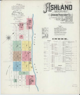 Ashland Kentucky 1890 - Fire Insurance Index - Old Map Reprint