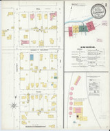 Cloverport Kentucky 1909 - Fire Insurance Index - Old Map Reprint